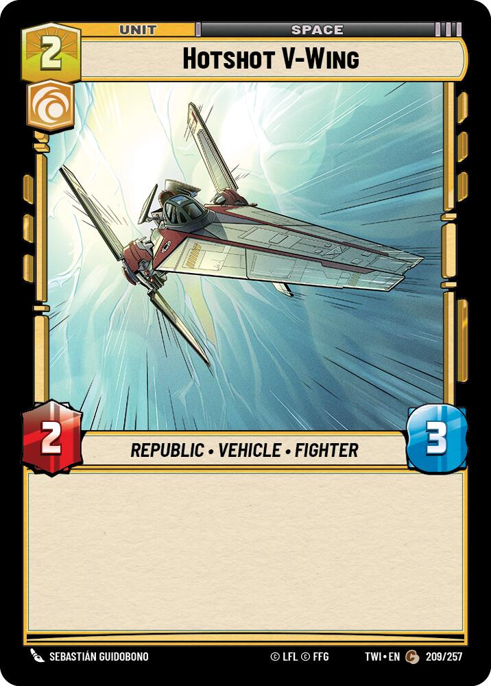 Hotshot V-Wing (209/257) (209/257) [Twilight of the Republic] | Fandemonia Ltd