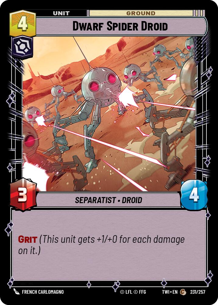 Dwarf Spider Droid (231/257) (231/257) [Twilight of the Republic] | Fandemonia Ltd