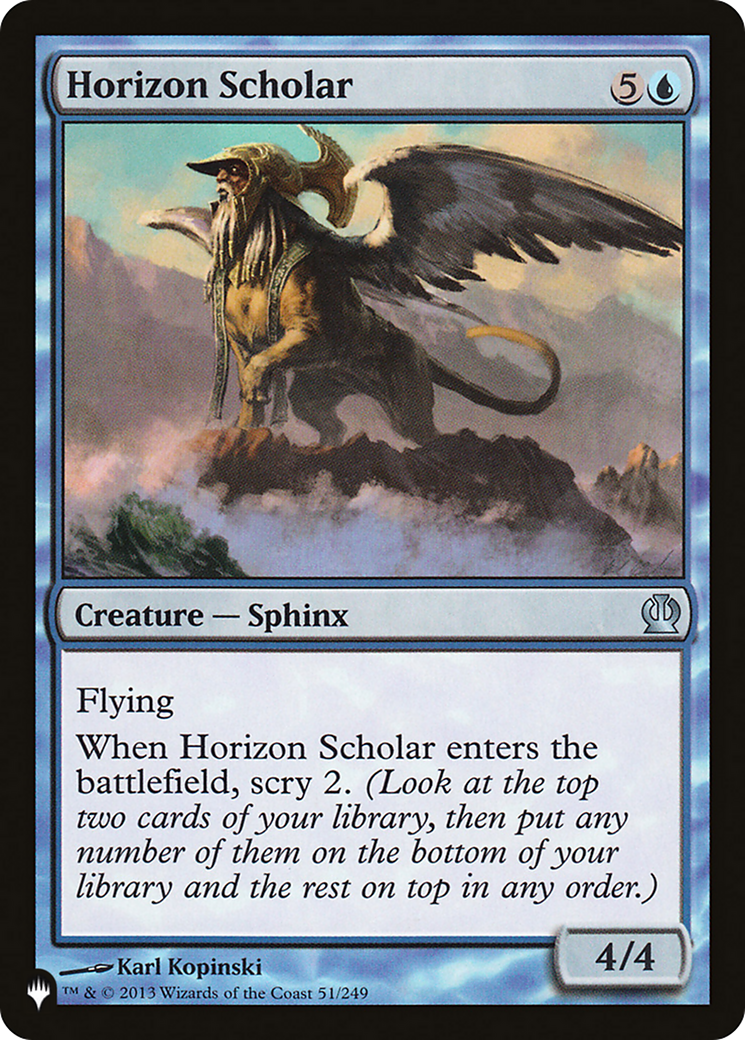 Horizon Scholar [The List] | Fandemonia Ltd