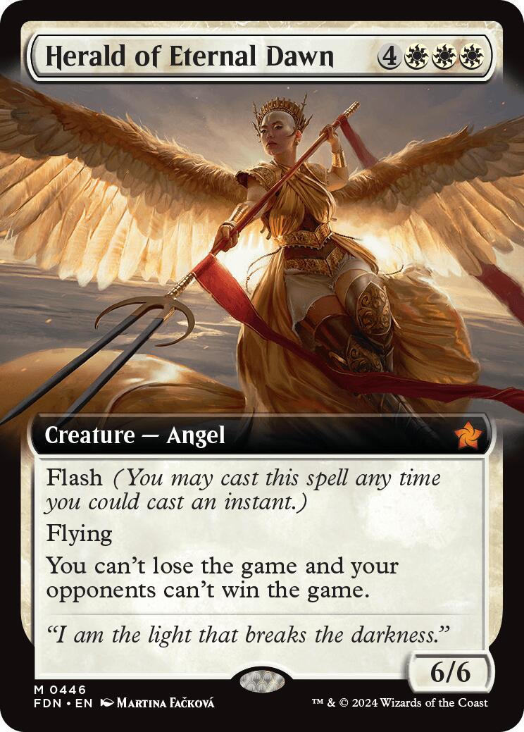 Herald of Eternal Dawn (Extended Art) [Foundations] | Fandemonia Ltd