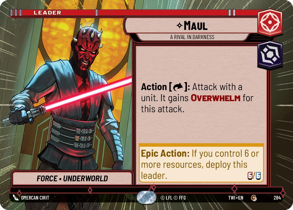 Maul - A Rival in Darkness (284) (Hyperspace) (284) [Twilight of the Republic] | Fandemonia Ltd
