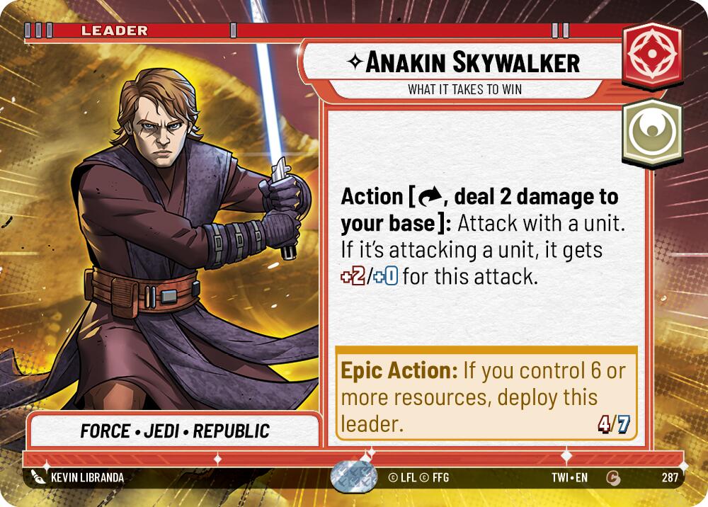 Anakin Skywalker - What it Takes to Win (287) (Hyperspace) (287) [Twilight of the Republic] | Fandemonia Ltd