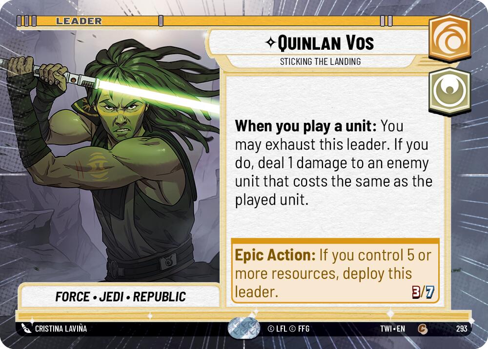 Quinlan Vos - Sticking the Landing (293) (Hyperspace) (293) [Twilight of the Republic] | Fandemonia Ltd