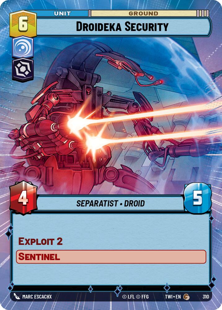 Droideka Security (310) (Hyperspace) (310) [Twilight of the Republic] | Fandemonia Ltd