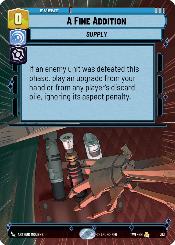 A Fine Addition (313) (Hyperspace) (313) [Twilight of the Republic] | Fandemonia Ltd