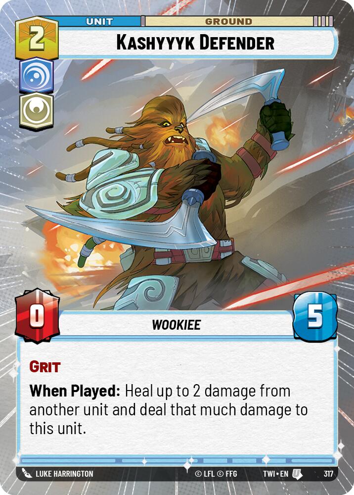 Kashyyyk Defender (317) (Hyperspace) (317) [Twilight of the Republic] | Fandemonia Ltd