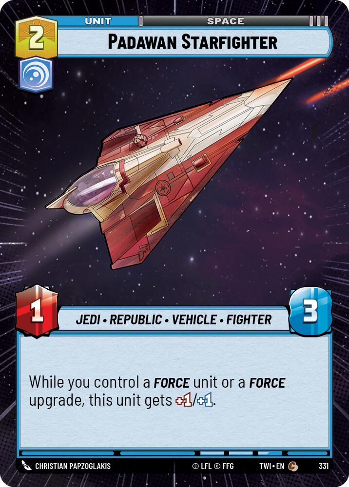 Padawan Starfighter (331) (Hyperspace) (331) [Twilight of the Republic] | Fandemonia Ltd