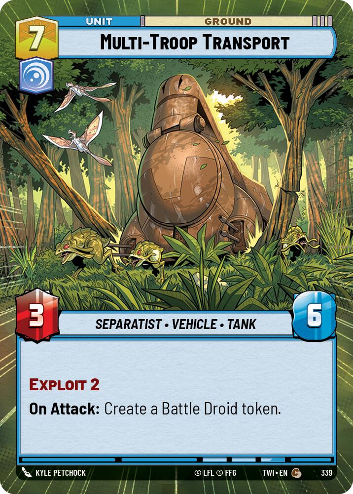 Multi-Troop Transport (339) (Hyperspace) (339) [Twilight of the Republic] | Fandemonia Ltd