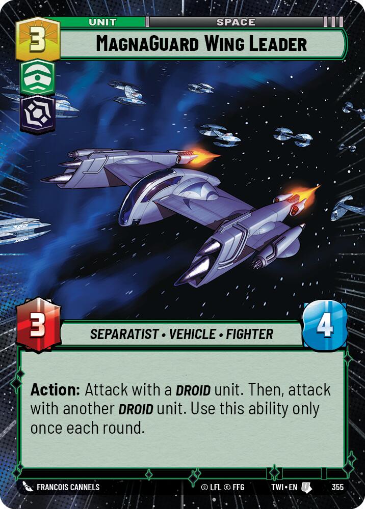 MagnaGuard Wing Leader (355) (Hyperspace) (355) [Twilight of the Republic] | Fandemonia Ltd