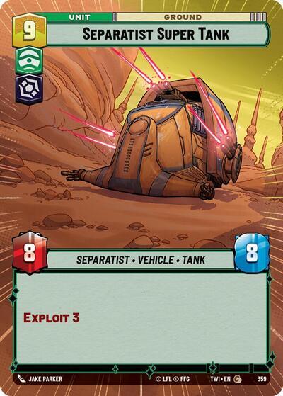 Separatist Super Tank (359) (Hyperspace) (359) [Twilight of the Republic] | Fandemonia Ltd