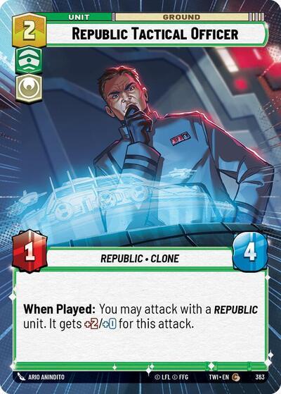 Republic Tactical Officer (363) (Hyperspace) (363) [Twilight of the Republic] | Fandemonia Ltd