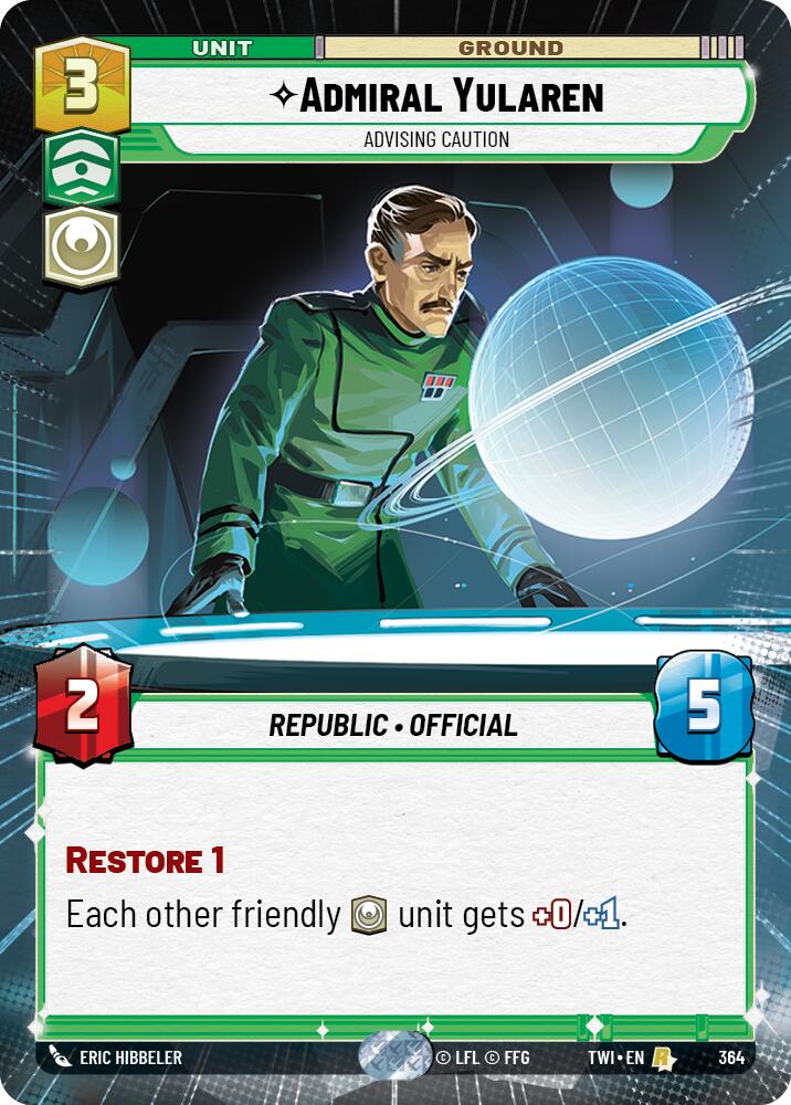 Admiral Yularen - Advising Caution (364) (Hyperspace) (364) [Twilight of the Republic] | Fandemonia Ltd