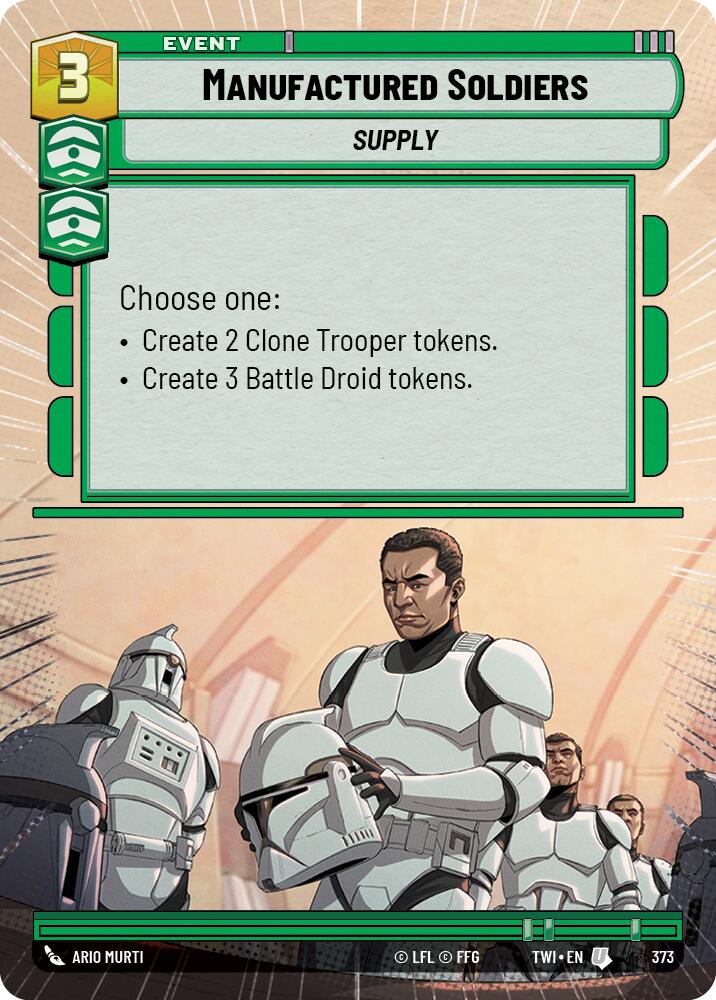 Manufactured Soldiers (373) (Hyperspace) (373) [Twilight of the Republic] | Fandemonia Ltd