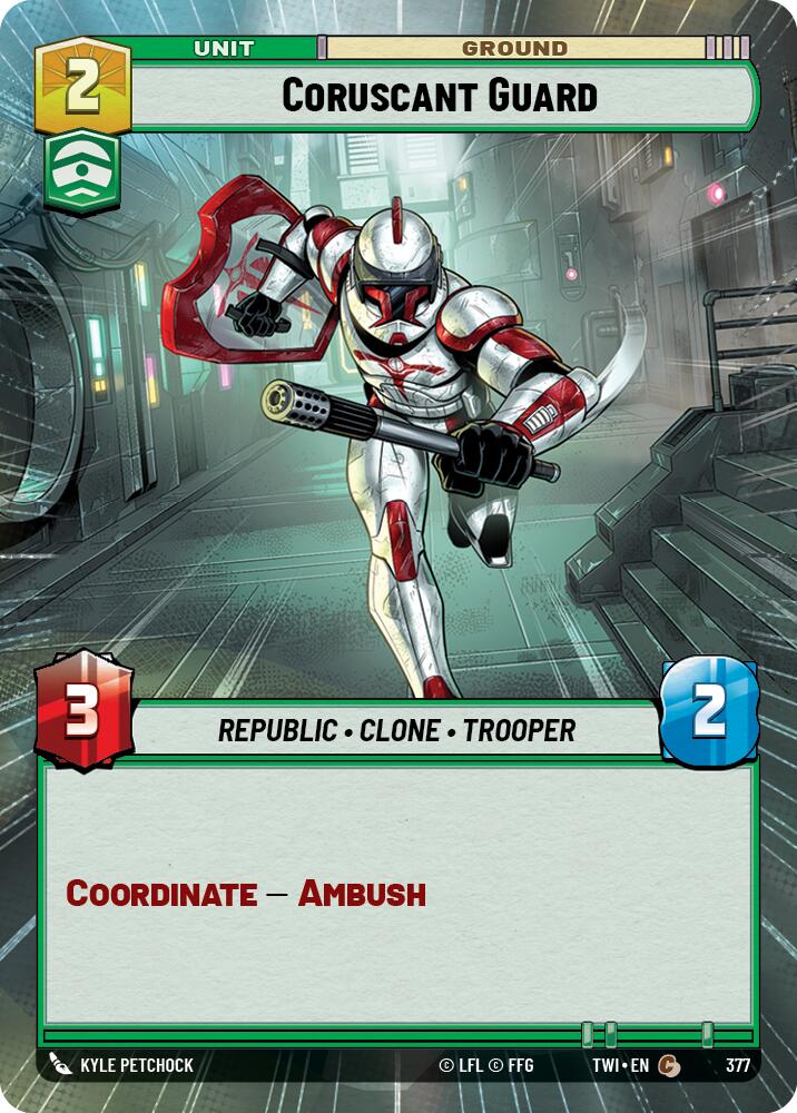 Coruscant Guard (377) (Hyperspace) (377) [Twilight of the Republic] | Fandemonia Ltd