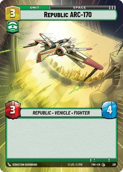 Republic ARC-170 (381) (Hyperspace) (381) [Twilight of the Republic] | Fandemonia Ltd