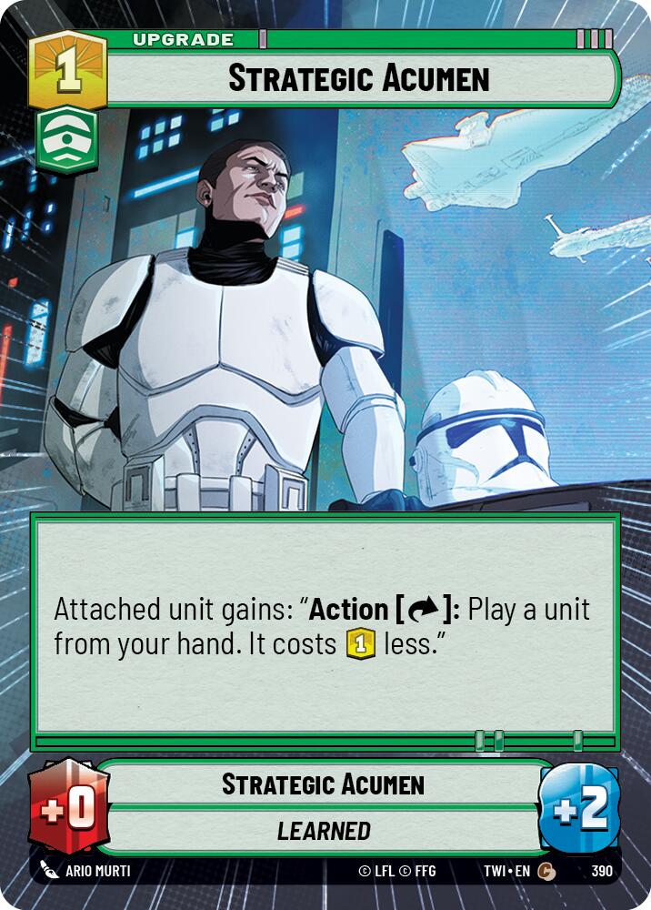 Strategic Acumen (390) (Hyperspace) (390) [Twilight of the Republic] | Fandemonia Ltd