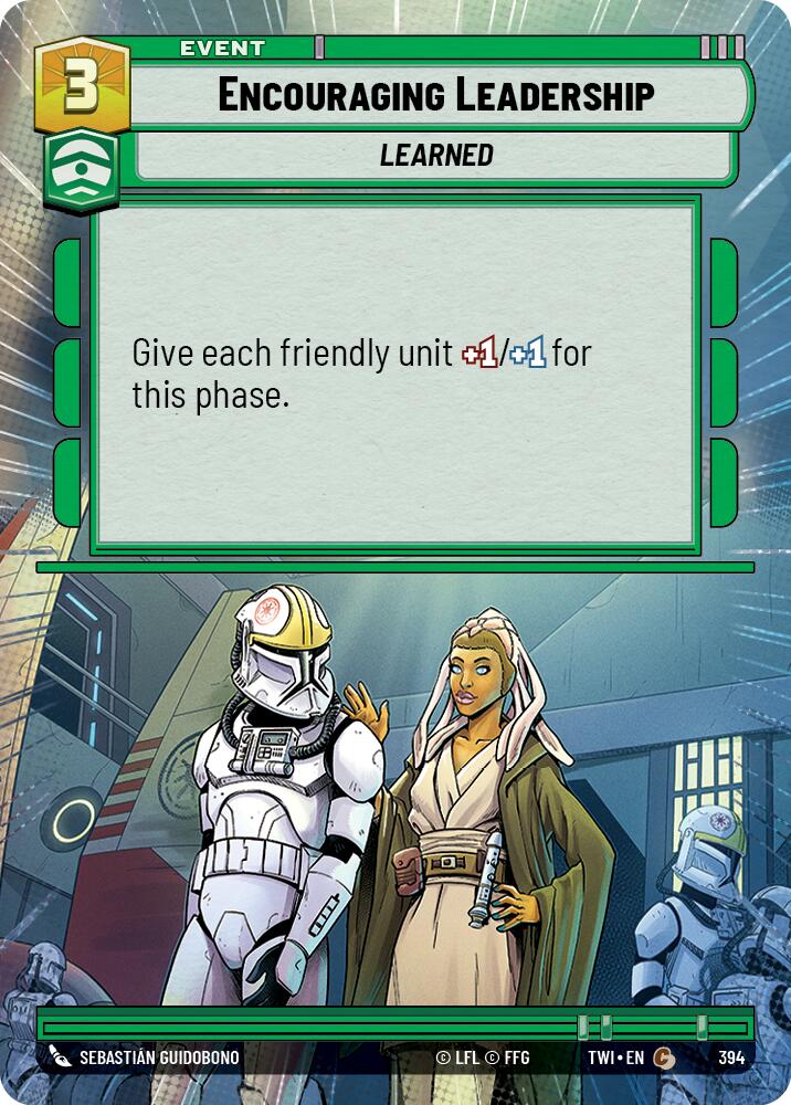 Encouraging Leadership (394) (Hyperspace) (394) [Twilight of the Republic] | Fandemonia Ltd