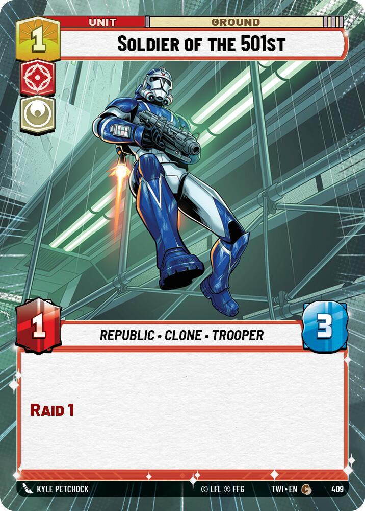 Soldier of the 501st (409) (Hyperspace) (409) [Twilight of the Republic] | Fandemonia Ltd