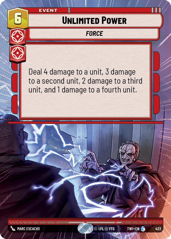 Unlimited Power (423) (Hyperspace) (423) [Twilight of the Republic] | Fandemonia Ltd