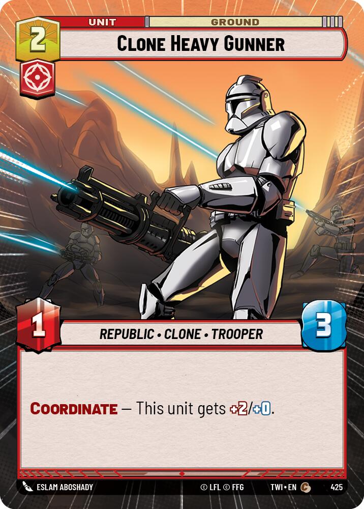 Clone Heavy Gunner (425) (Hyperspace) (425) [Twilight of the Republic] | Fandemonia Ltd