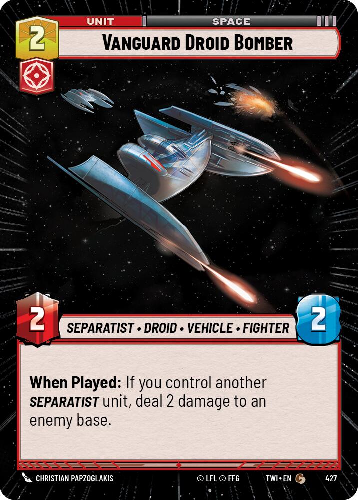 Vanguard Droid Bomber (427) (Hyperspace) (427) [Twilight of the Republic] | Fandemonia Ltd