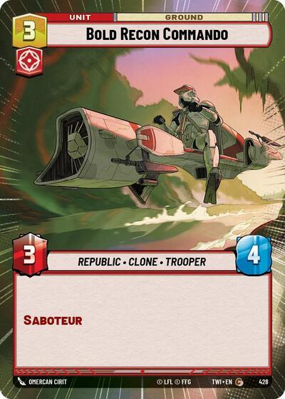 Bold Recon Commando (428) (Hyperspace) (428) [Twilight of the Republic] | Fandemonia Ltd