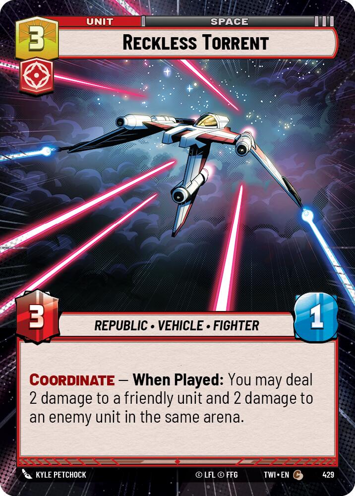 Reckless Torrent (429) (Hyperspace) (429) [Twilight of the Republic] | Fandemonia Ltd