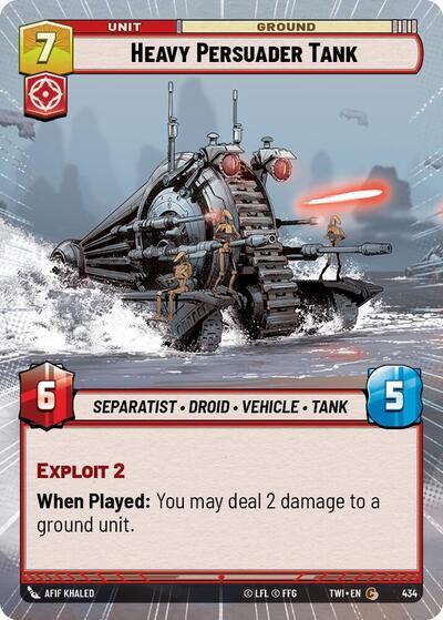 Heavy Persuader Tank (434) (Hyperspace) (434) [Twilight of the Republic] | Fandemonia Ltd