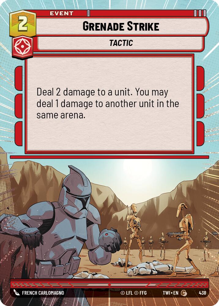 Grenade Strike (438) (Hyperspace) (438) [Twilight of the Republic] | Fandemonia Ltd
