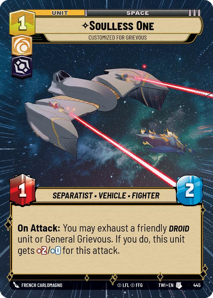 Soulless One - Customized for Grievous (445) (Hyperspace) (445) [Twilight of the Republic] | Fandemonia Ltd