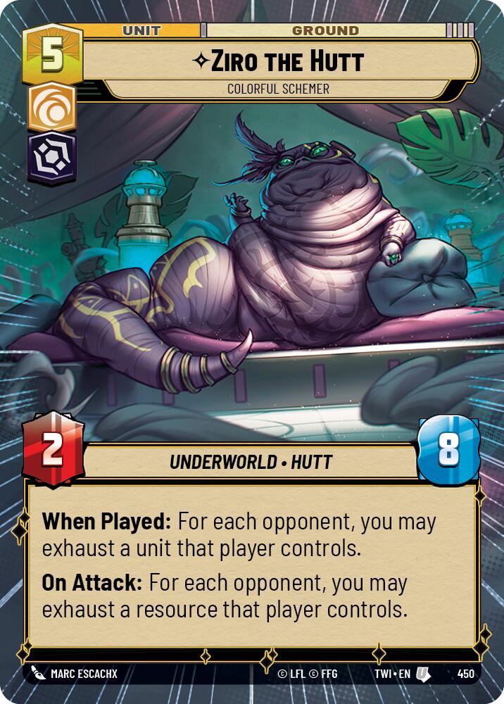 Ziro the Hutt - Colorful Schemer (450) (Hyperspace) (450) [Twilight of the Republic] | Fandemonia Ltd