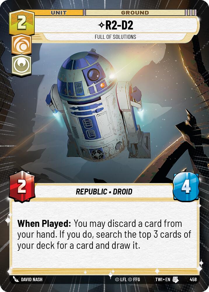 R2-D2 - Full of Solutions (458) (Hyperspace) (458) [Twilight of the Republic] | Fandemonia Ltd