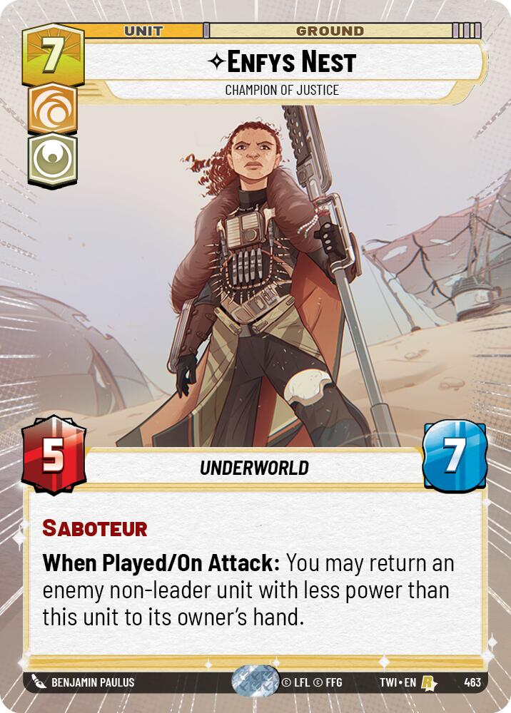 Enfys Nest - Champion of Justice (463) (Hyperspace) (463) [Twilight of the Republic] | Fandemonia Ltd