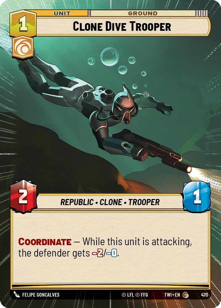 Clone Dive Trooper (470) (Hyperspace) (470) [Twilight of the Republic] | Fandemonia Ltd