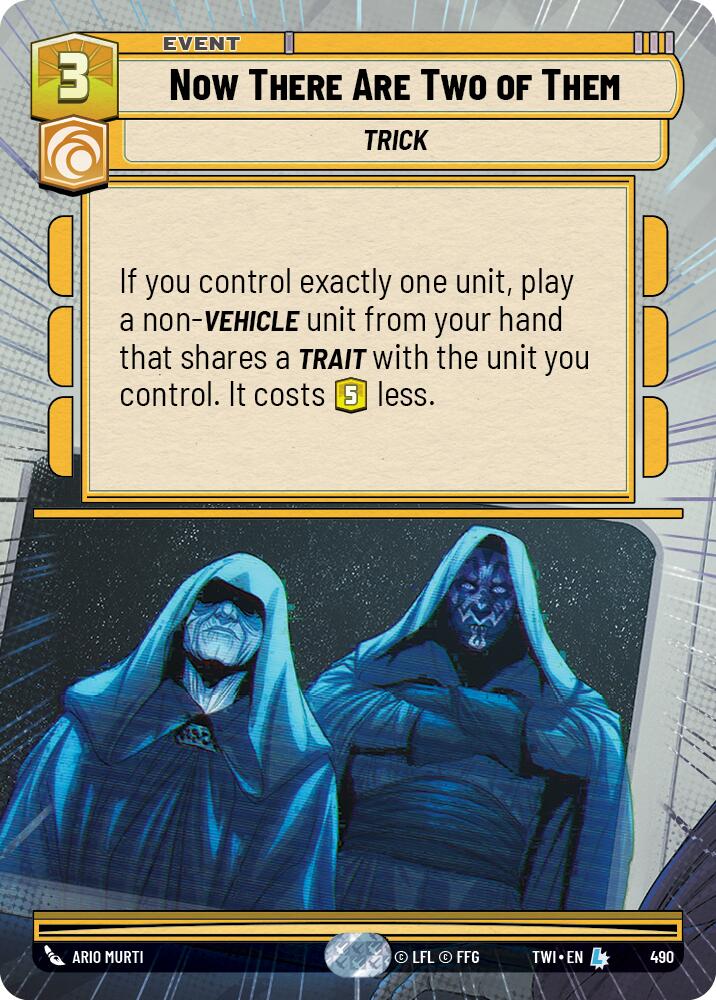 Now There Are Two of Them (490) (Hyperspace) (490) [Twilight of the Republic] | Fandemonia Ltd