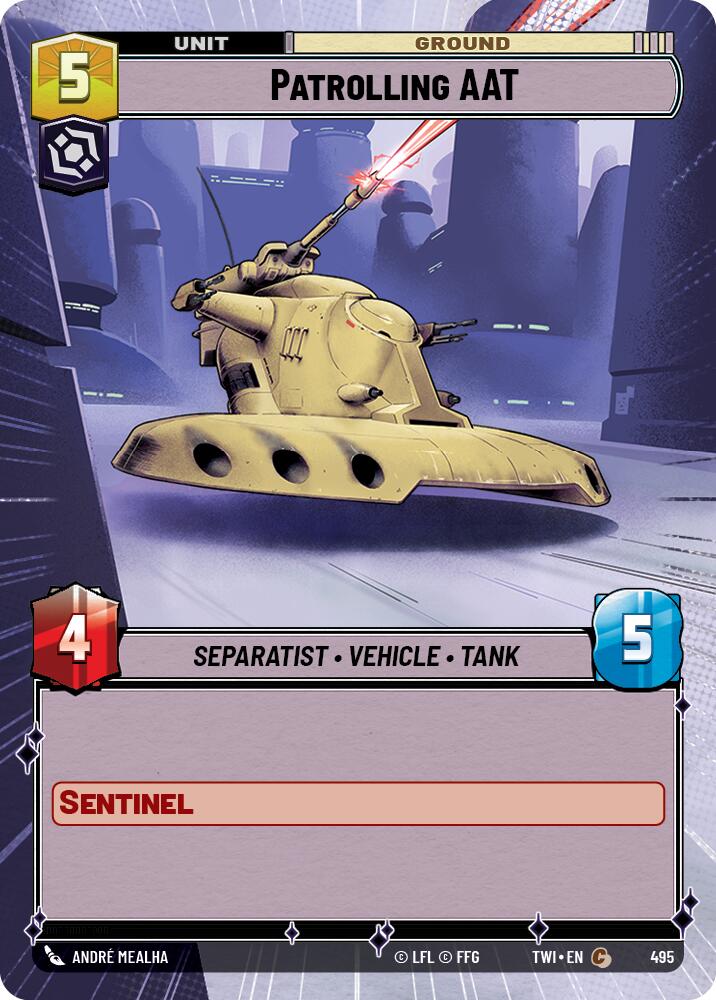 Patrolling AAT (495) (Hyperspace) (495) [Twilight of the Republic] | Fandemonia Ltd