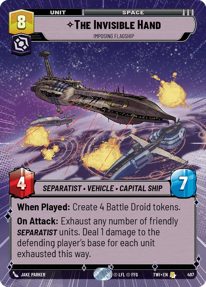 The Invisible Hand - Imposing Flagship (497) (Hyperspace) (497) [Twilight of the Republic] | Fandemonia Ltd