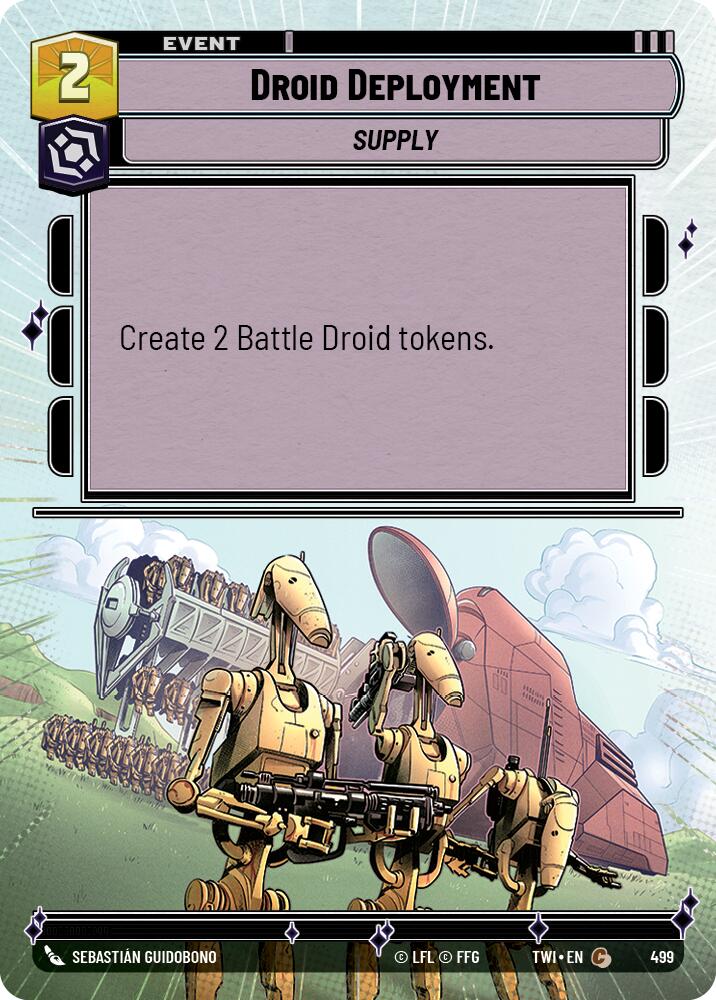 Droid Deployment (499) (Hyperspace) (499) [Twilight of the Republic] | Fandemonia Ltd