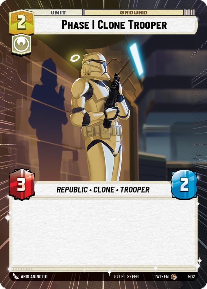Phase I Clone Trooper (502) (Hyperspace) (502) [Twilight of the Republic] | Fandemonia Ltd