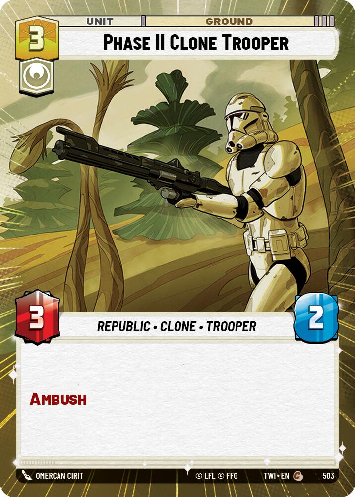 Phase II Clone Trooper (503) (Hyperspace) (503) [Twilight of the Republic] | Fandemonia Ltd
