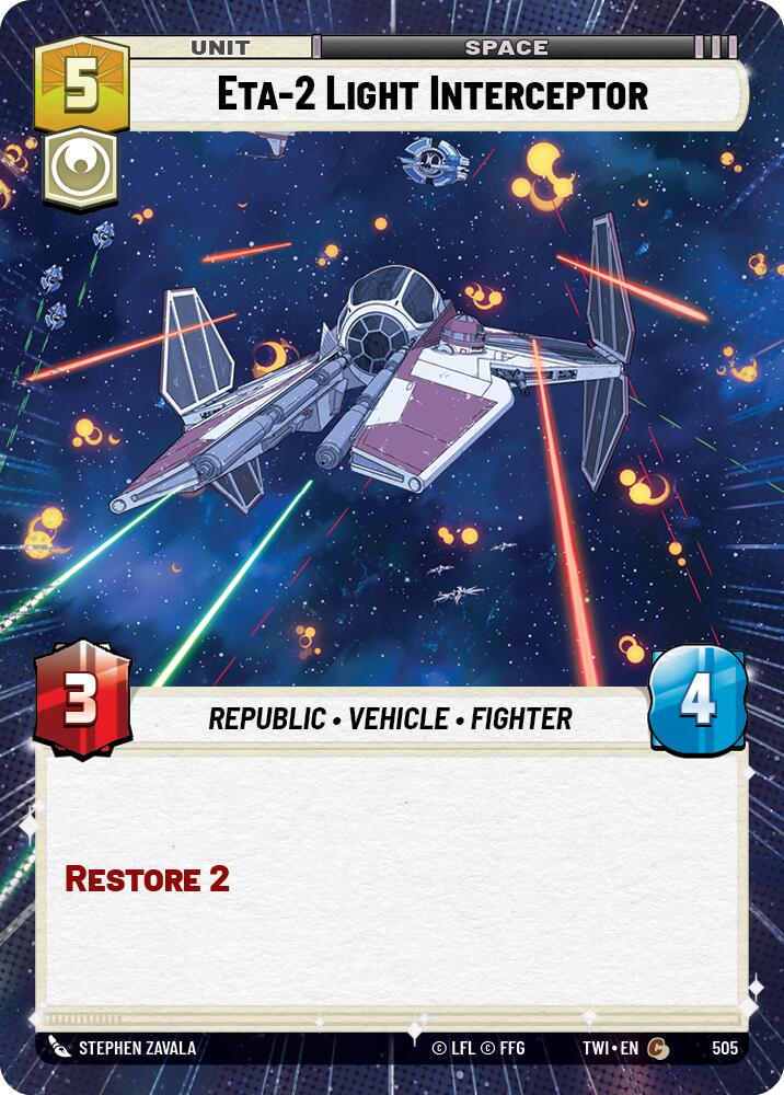 Eta-2 Light Interceptor (505) (Hyperspace) (505) [Twilight of the Republic] | Fandemonia Ltd