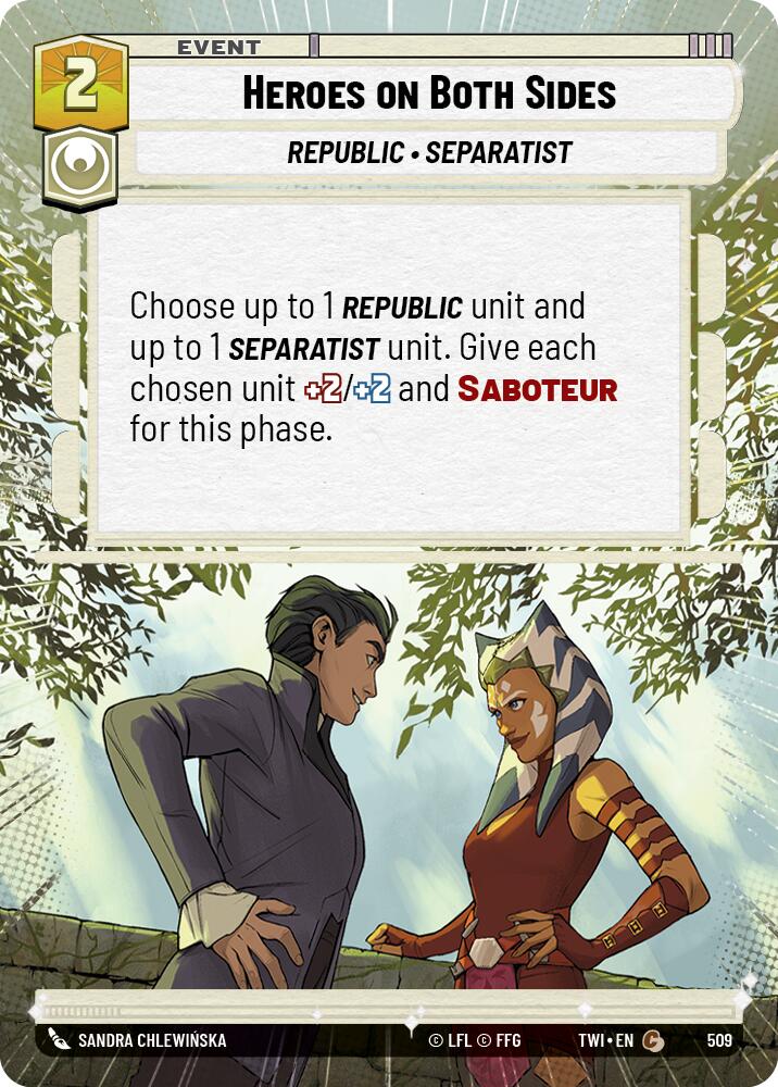 Heroes on Both Sides (509) (Hyperspace) (509) [Twilight of the Republic] | Fandemonia Ltd