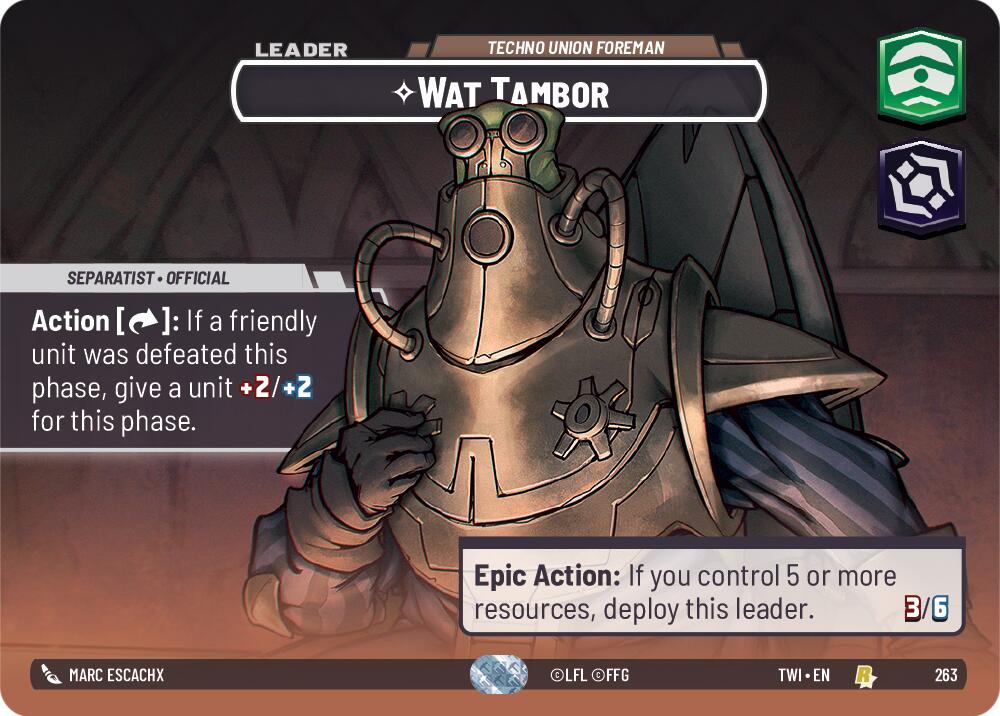 Wat Tambor - Techno Union Foreman (263) (Showcase) (263) [Twilight of the Republic] | Fandemonia Ltd