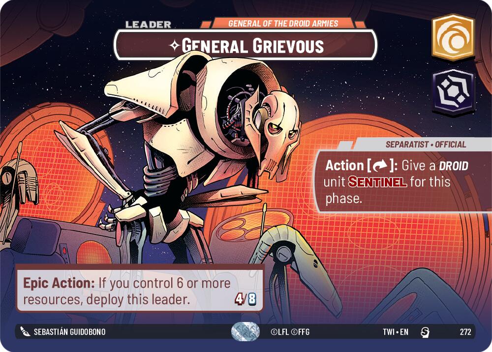General Grievous - General of the Droid Armies (272) (Showcase) (272) [Twilight of the Republic] | Fandemonia Ltd