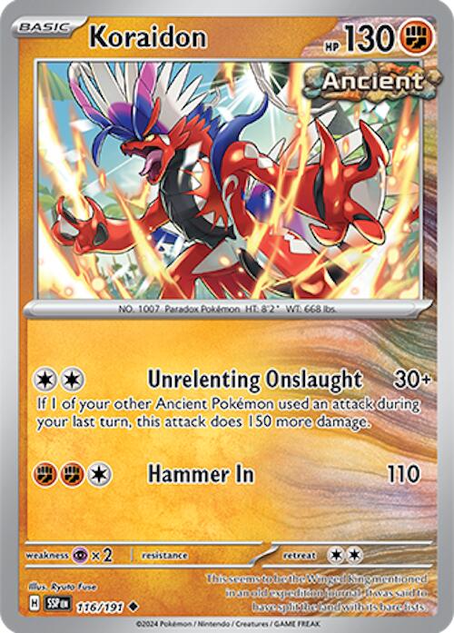 Koraidon (116/191) [Scarlet & Violet: Surging Sparks] | Fandemonia Ltd