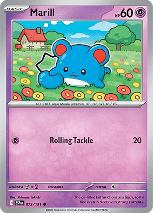 Marill (073/191) [Scarlet & Violet: Surging Sparks] | Fandemonia Ltd