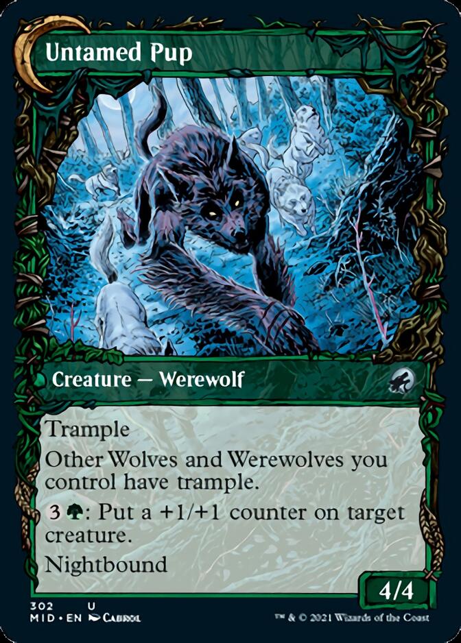 Hound Tamer // Untamed Pup (Showcase Equinox) [Innistrad: Midnight Hunt] | Fandemonia Ltd