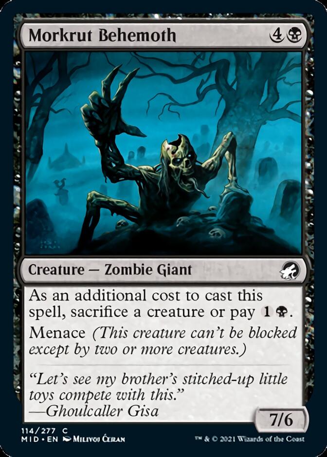 Morkrut Behemoth [Innistrad: Midnight Hunt] | Fandemonia Ltd