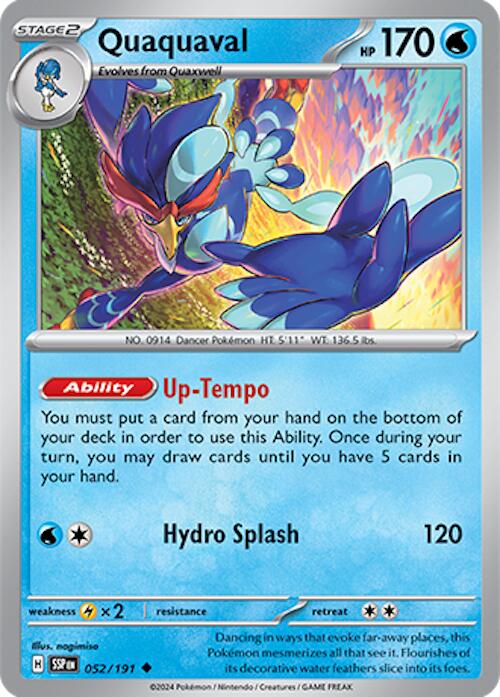 Quaquaval (052/191) [Scarlet & Violet: Surging Sparks] | Fandemonia Ltd
