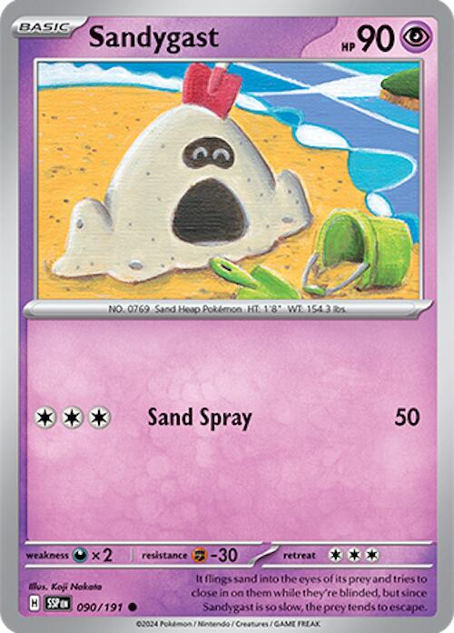Sandygast (090/191) [Scarlet & Violet: Surging Sparks] | Fandemonia Ltd